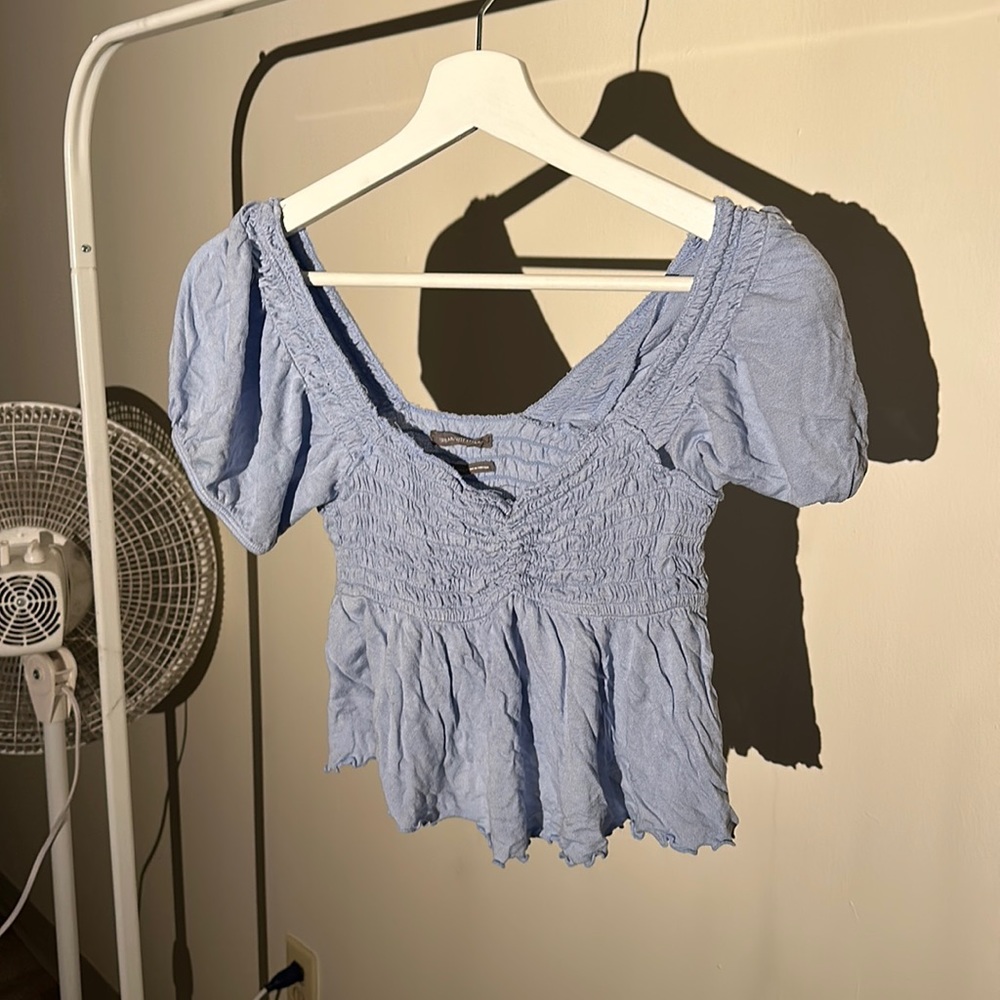 cropped short sleeve shirt